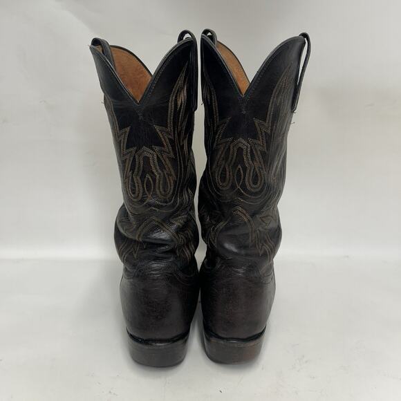 Lucchese Crayton Mad Dog Western Cowboy Boots “Dark Brown” 15567 Men’s 9.5EE main image 7